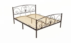 Кровать Нимфея Металл, 160х190 мм, Медный антик, Медный антик, 1630
