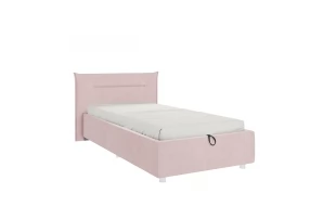 Кровать 0.9 Альба (нежно-розовый) с подъем. механизмом